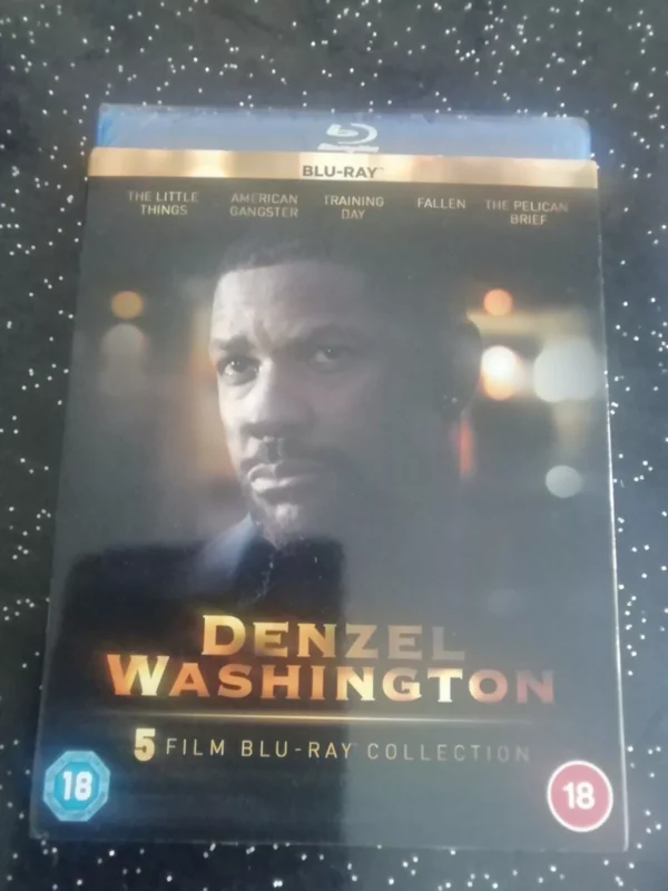 DENZEL WASHINGTON 5 FILM COLLECTION (Blu-ray, 2022) New. Cert 18. Offer Ends Soon.