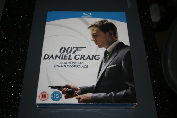 Daniel Craig Casino Royal/Quantum of Solace Blu-ray Brand New. Cert 15.