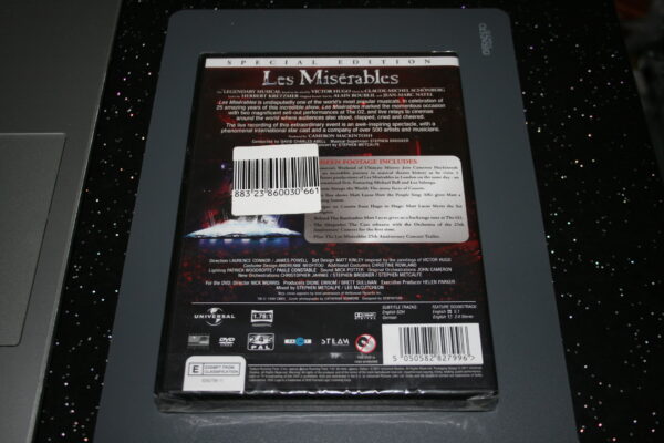 LES MISERABLES IN CONCERT THE 25TH ANNIVERSARY SPECIAL EDITION DVD NEW.CERT E. - Image 2