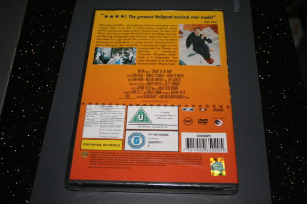 SINGIN` IN THE RAIN DVD BRAND NEW. CERT U. - Image 2