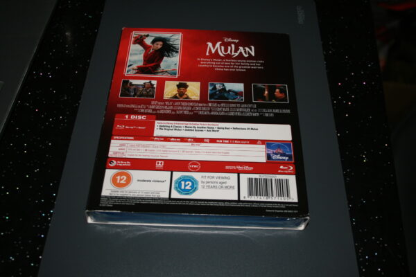 MULAN BLU-RAY BRAND NEW, CERT 12. + SLIP[ COVER. - Image 2