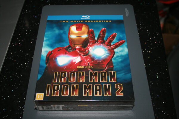 IRON MAN/IRON MAN 2 BOX SET BLU-RAY BRAND NEW. CERT 12.