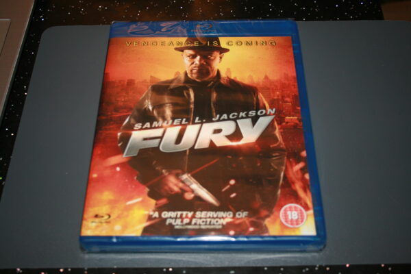 FURY (BLU-RAY, 2012) BRAND NEW. CERT 18.