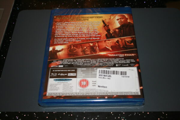 FURY (BLU-RAY, 2012) BRAND NEW. CERT 18. - Image 2