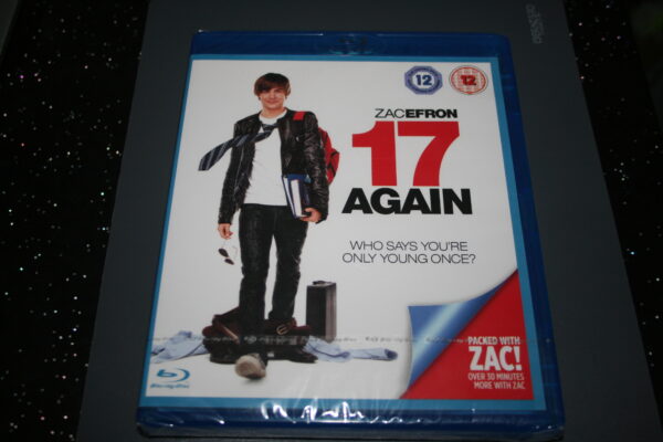 17 AGAIN (BLU-RAY, 2009) BRAND NEW. CERT 12.