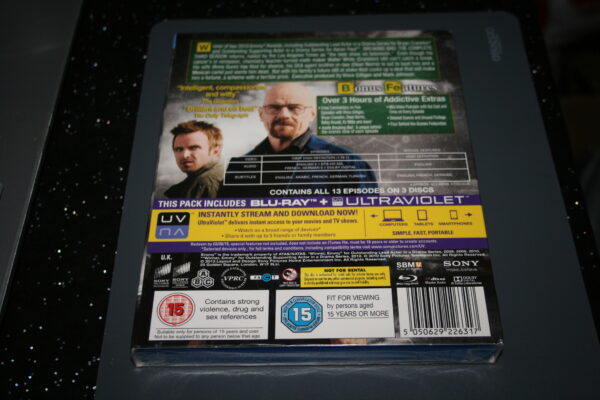 BREAKING BAD THE COMPLETE THRD SEASON (BLU-RAY,2013) BRAND NEW. CERT 15. + SLIP COVER. - Image 2