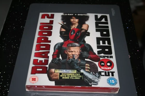 DEADPOOL 2 SUPER DUPER CUT (BLU-RAY, 2018) BRAND NEW. CERT15. + SLIP COVER.
