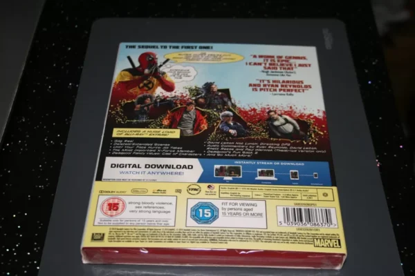 DEADPOOL 2 SUPER DUPER CUT (BLU-RAY, 2018) BRAND NEW. CERT15. + SLIP COVER. - Image 2