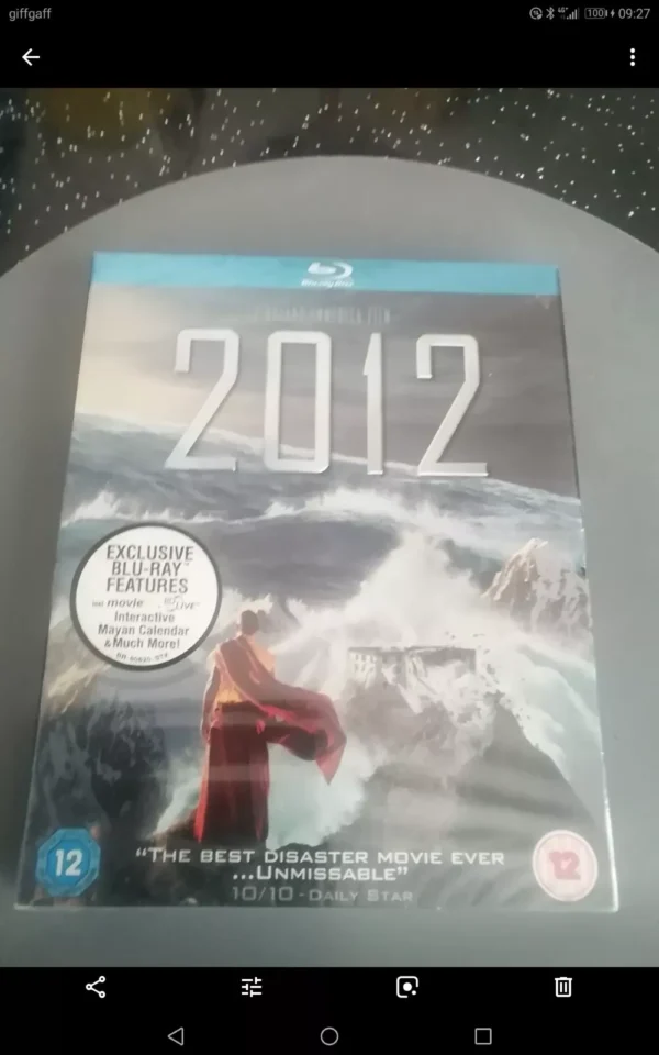 2012 - John Cusack (Blu-ray, 2010) Brand New. Cert 12. + Slip Cover.