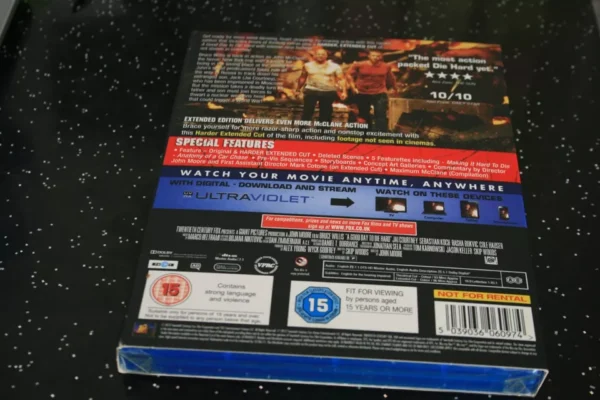 A Good Day to Die Hard Harder Extended Cut (Blu-ray, 2013) New. Cert 15 + Slip COVER. - Image 2