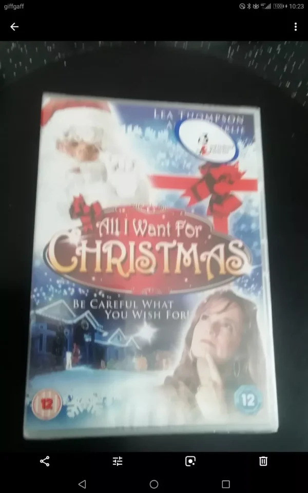 ALL I WANT FOR CHRISTMAS (DVD, 2010) BRAND NEW. CERT 12.