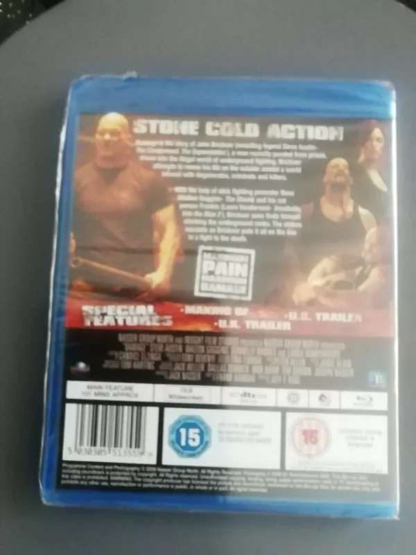 DAMAGE - STEVE AUSTIN (BLU-RAY, 2009) BRAND NEW. CERT 15. - Image 2