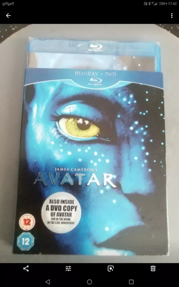 AVATAR (DVD/BLU-RAY, 2009) BRAND NEW. CERT 12. + SLIP COVER.