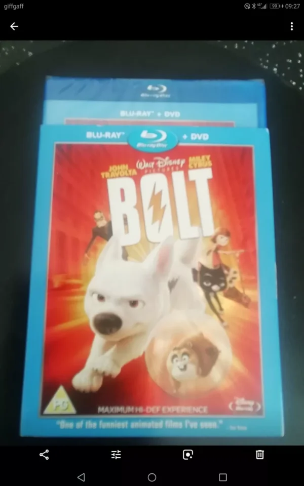 BOLT (DVD/BLU-RAY, 2008) BRAND NEW. CERT PG. + SLIP COVER.