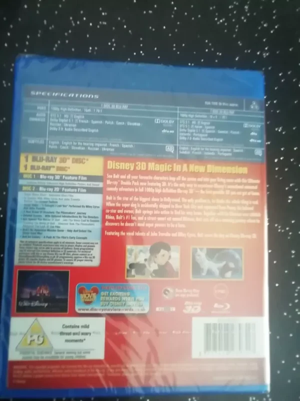 Bolt (Blu-ray 3D, 2010)Brand New. Cert PG. - Image 2