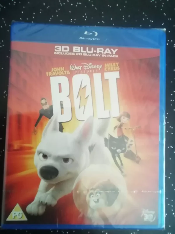 Bolt (Blu-ray 3D, 2010)Brand New. Cert PG.