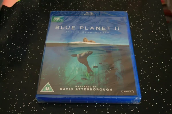 BLUE PLANET II (BLU-RAY, 2017) BRAND NEW. CERT U.