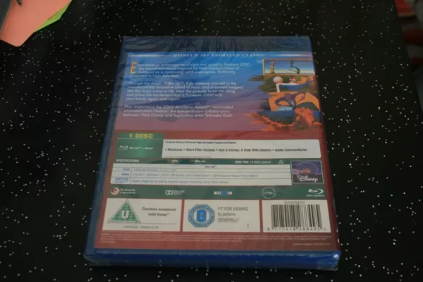 FANTASIA 2000 38TH ANIMATED CLASSIC (BLU-RAY, 2014) BRAND NEW. CERT U. - Image 2