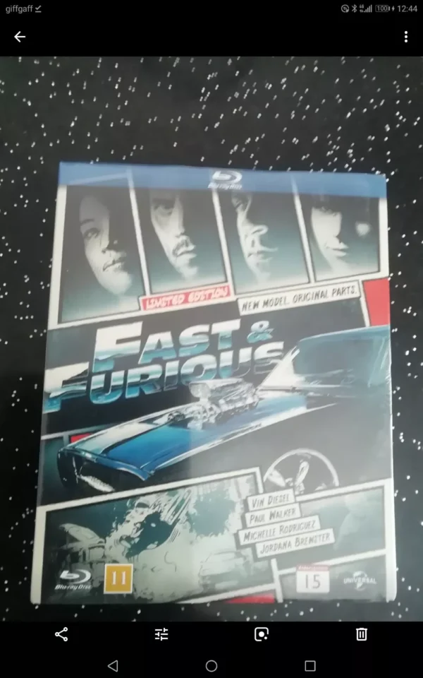 FAST & FURIOUS LIMITED EDITION (BLU-RAY, 2012) BRAND NEW. CERT 12. + SLIP COVER. NORDIC IMPORT WITH MULTIPLE LANGUAGES.