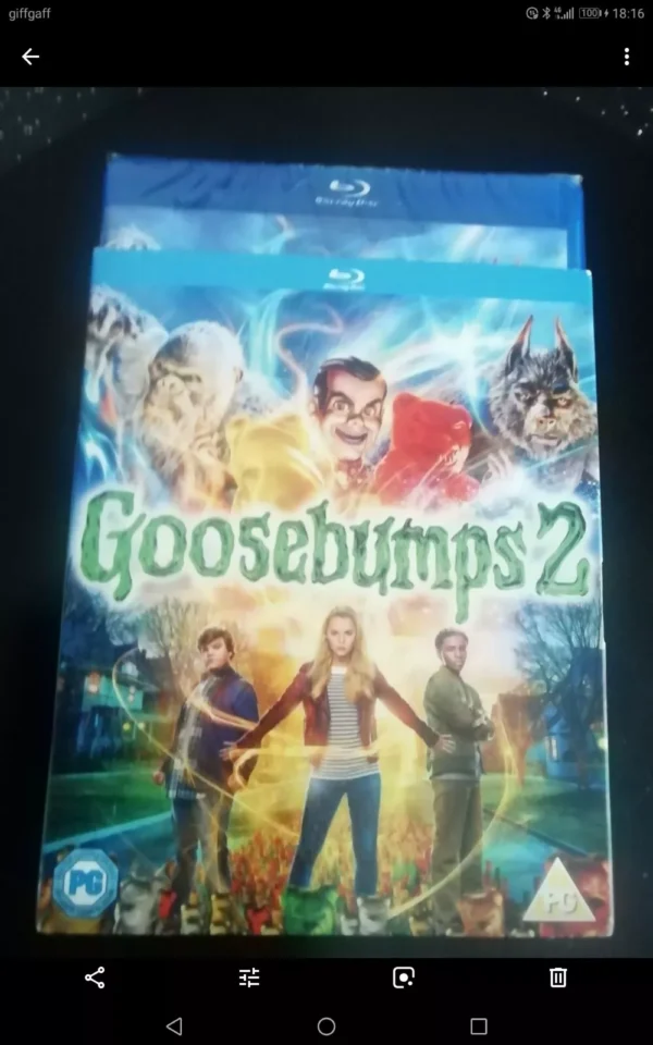 GOOSEBUMPS 2 (BLU-RAY, 2019) BRAND NEW. CERT PG. + SLIP COVER.