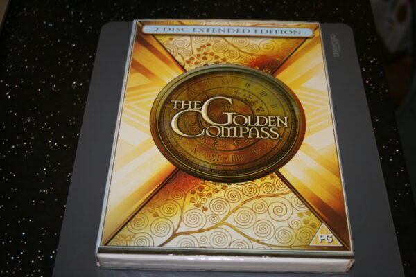 THE GOLDEN COMPASS 2-DISC EXTENDED EDITION (DVD, 2008) BRAND NEW. CERT PG. + SLIP COVER.