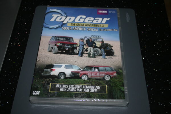 TOP GEAR THE GREAT ADVENTURES 3 SOUTH AMERICA SPECIAL THE DIRECTOR`S CUT (DVD, 2010) BRAND NEW. CERT E.