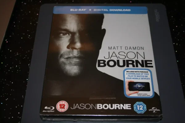 JASON BOURNE - STEELBOOK (Blu-ray, 2016) Brand New. Cert 12.