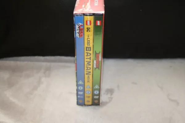 THE LEGO MOVIE 3-FILM COLLECTION BOX SET (DVD, 2018) Brand New. Cert U. - Image 2