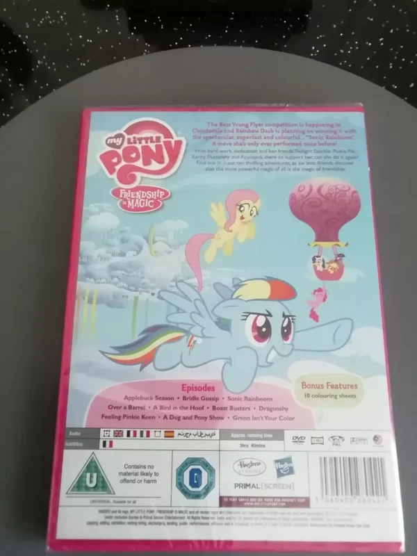 MY LITTLE PONY SONIC RAINBOW 2-DISC (DVD, 2010) BRAND NEW. CERT U. - Image 2