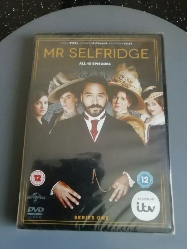MR. SELFRIDGE SERIES ONE (3-DISC DVD, 2013) BRAND NEW. CERT 12.