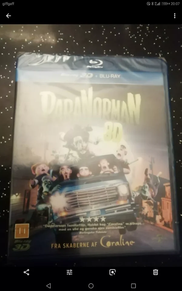 PARANORMAN (3D + 2D BLU-RAY, 2013) BRAND NEW. CERT PG.