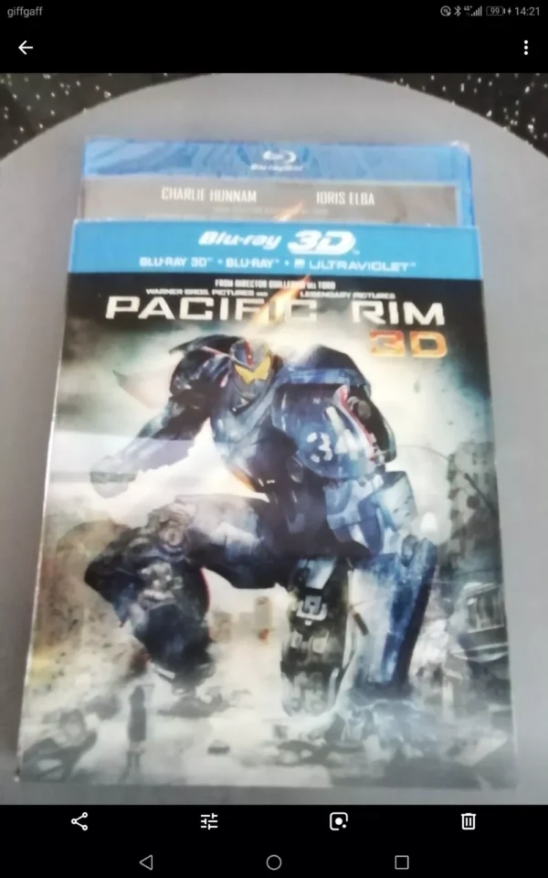 Pacific Rim (Blu-ray 3d + 2d, 2013) Brand New. Cert 12. + Slip Cover.