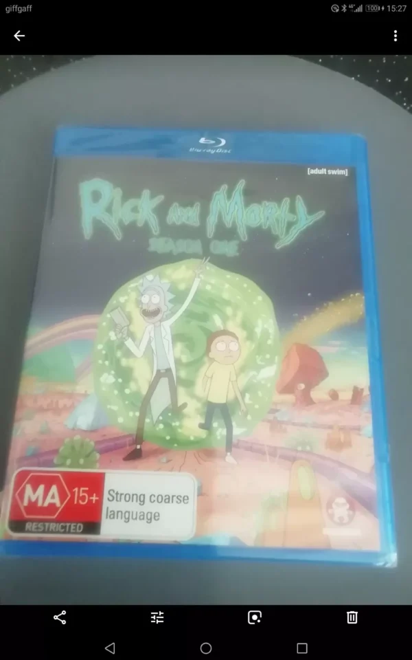 Rick and Morty Season One (Blu-ray, 2014) Brand New. Cert 15.