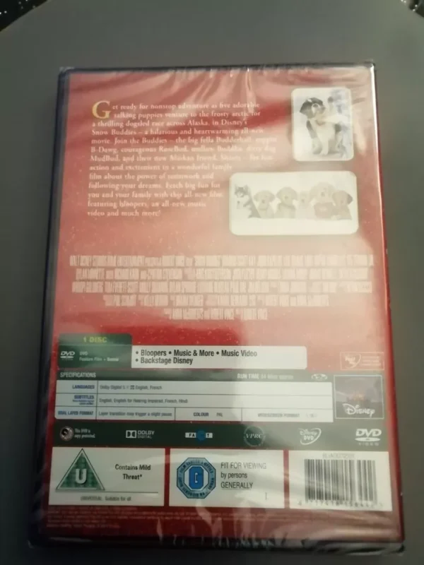 SNOW BUDDIES (DVD, 2009) BRAND NEW. CERT U. - Image 2