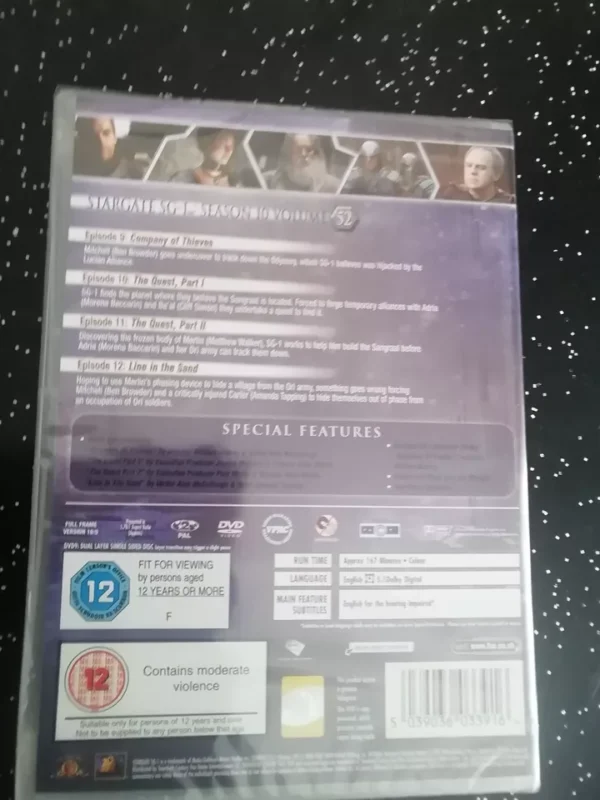 Stargate S.G. 1 - Season 10 Volume 52 (DVD, 2007) Brand New. Cert 12 - Image 2