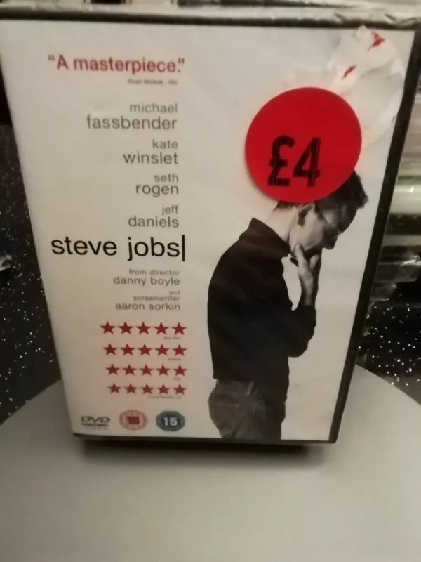 Steve Jobs - Michael Fassbender Dvd Brand New Cert 15.