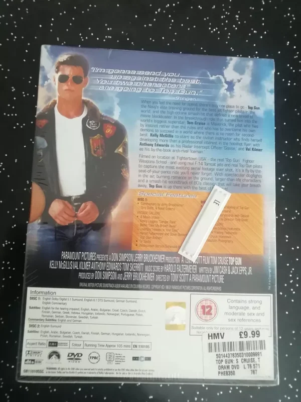 Top Gun 2-Disc Special Edition (DVD, 2005) Brand New. Cert 12.incls Slip Cover. - Image 2