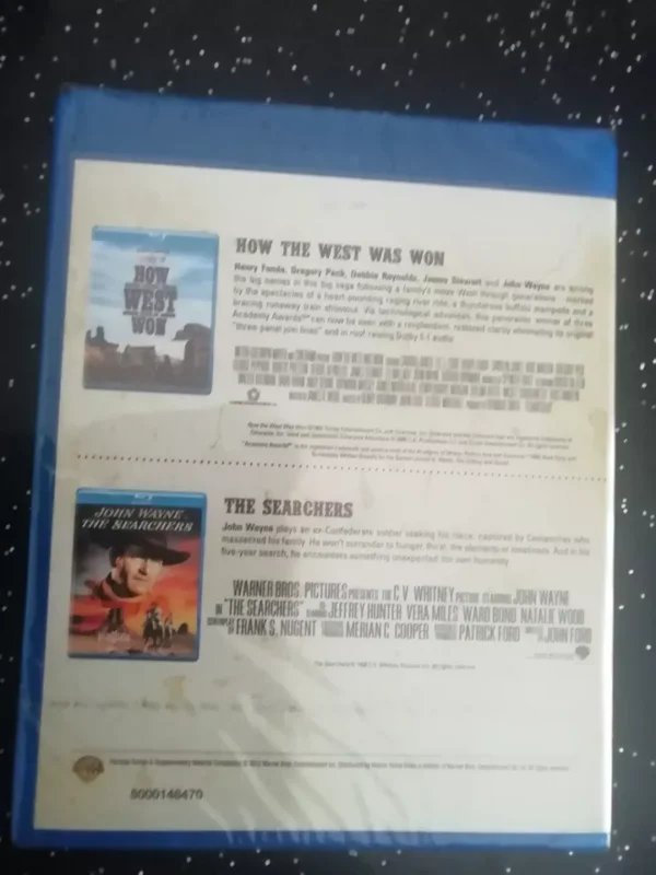 WESTERNS COLLECTION HOW THE WEST WAS WON/THE SEARCHERS (BLU-RAY, 2012) BRAND NEW. CERT PG. - Image 2