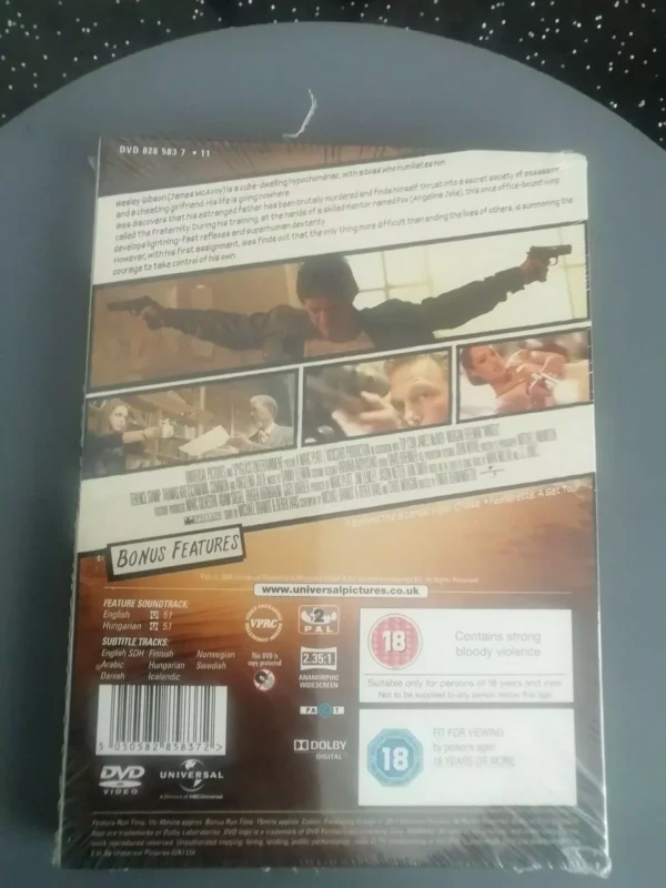 WANTED LIMITED EDITION (DVD, 2011) BRAND NEW. CERT 18. + SLIP COVER. UK EDITION. - Image 2