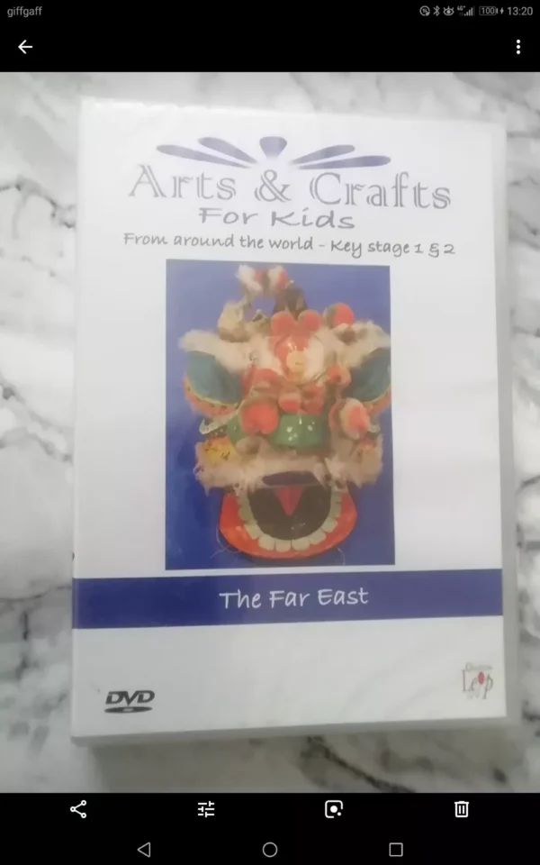 ARTS & CRAFTS FOR KIDS KEY STAGES 1 & 2 (DVD) BRAND NEW. CERT .E
