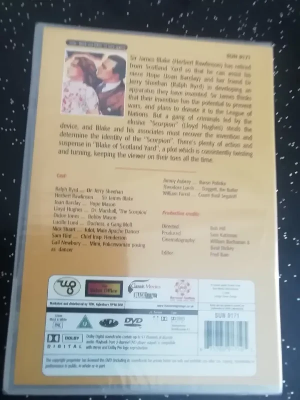 Blake Of Scotland Yard (DVD, 2008) Brand New. Cert U. - Image 2