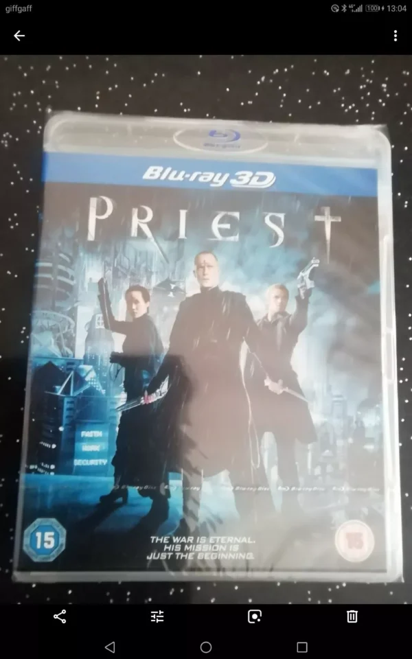 Priest (Blu-ray 3D + 2D , 2011) Brand New. Cert 15.