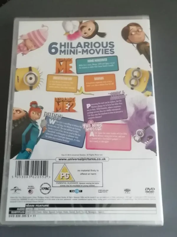 6 Mini-Movies Collection from Despicable me/Despicable 2 (Dvd) Brand New. Cert PG. - Image 2