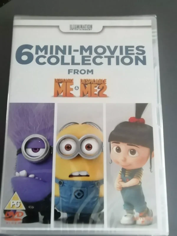 6 Mini-Movies Collection from Despicable me/Despicable 2 (Dvd) Brand New. Cert PG.