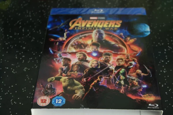 Avengers: Infinity War (Blu-ray, 2018) Brand New. Cert 12. Incls Slip Cover.