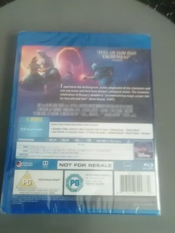 Aladdin (Blu-ray, 2019) Brand New. Cert PG. - Image 2