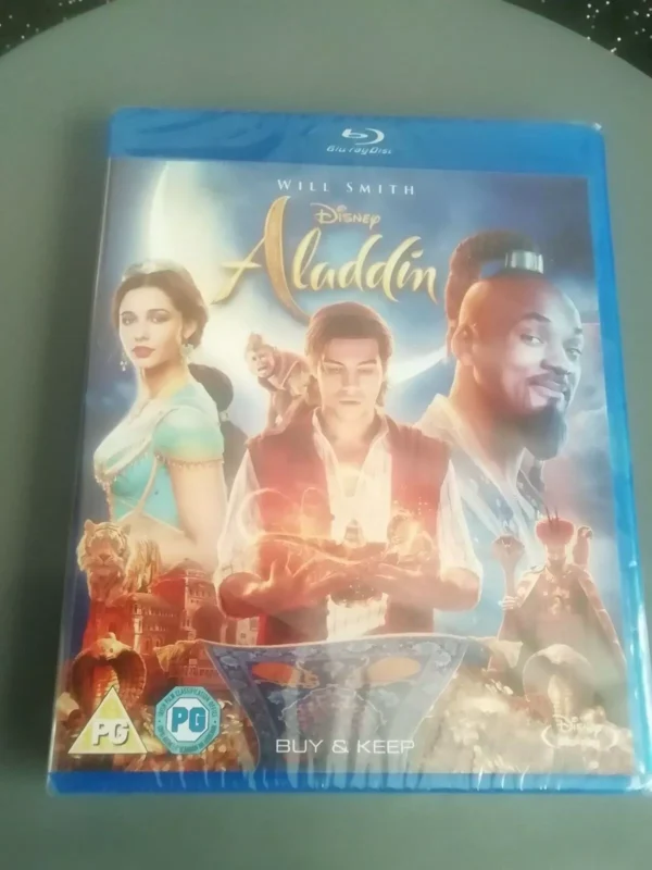 Aladdin (Blu-ray, 2019) Brand New. Cert PG.