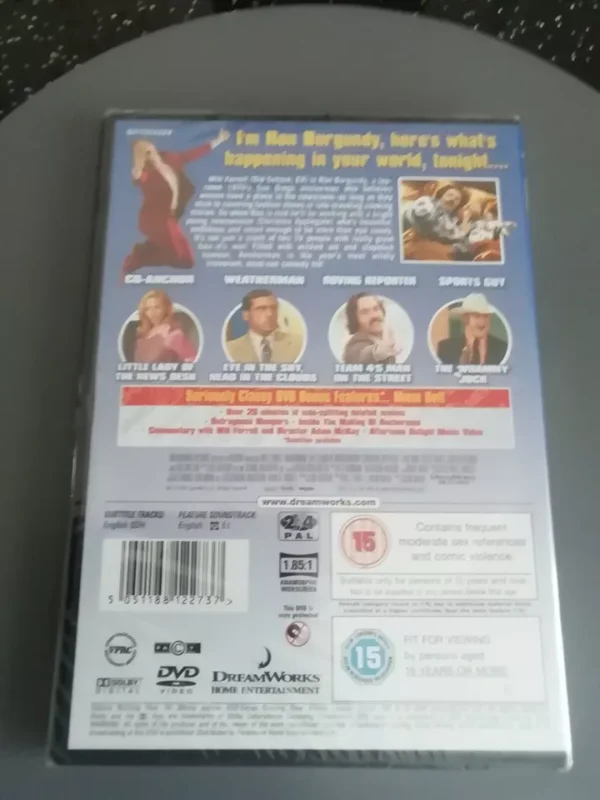 Anchorman The Legend of Ron Burgundy (Dvd, 2006) Brand New. Cert 15 - Image 2