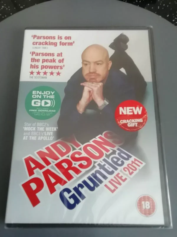 Andy Parsons - Gruntled (DVD, 2011) Brand New. Cert 18.