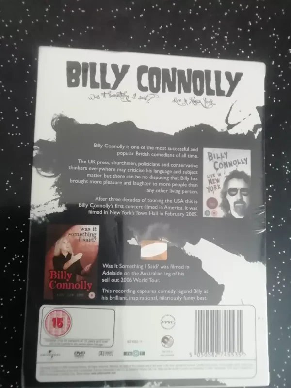 Billy Connolly 2009 Collection - Live In New York Box Set (DVD,2005) / Was It Something That. - Image 2
